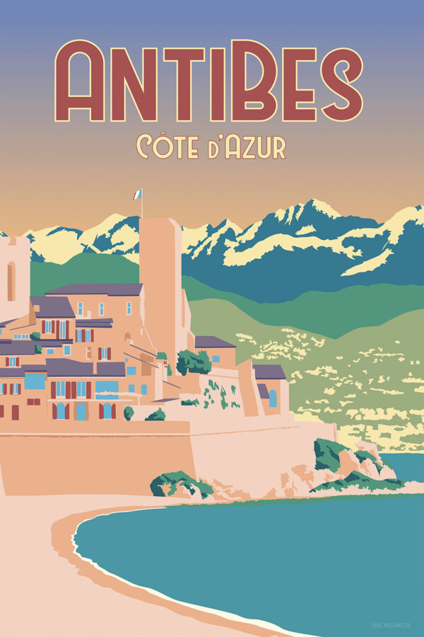 Antibes Cote D'Azure Poster