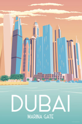Dubai Marina Gate Poster
