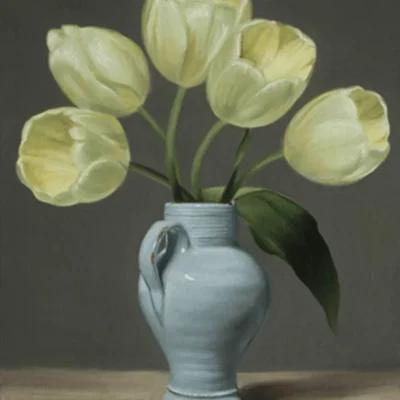 James Gillick Pale Yellow Tulips