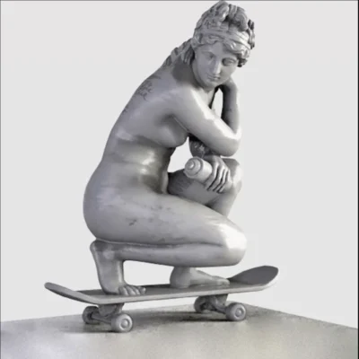 Skater Girl Scroll Delivery