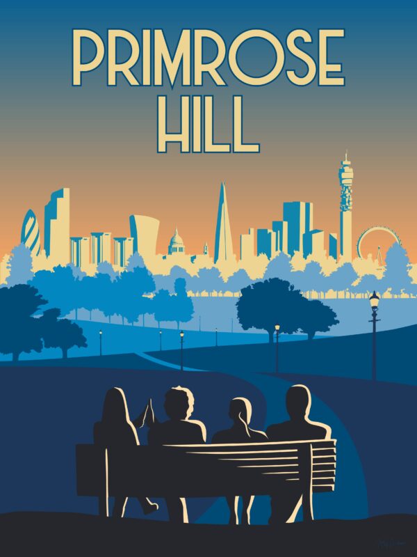Retro Poster - Primrose Hill (Family Edition)