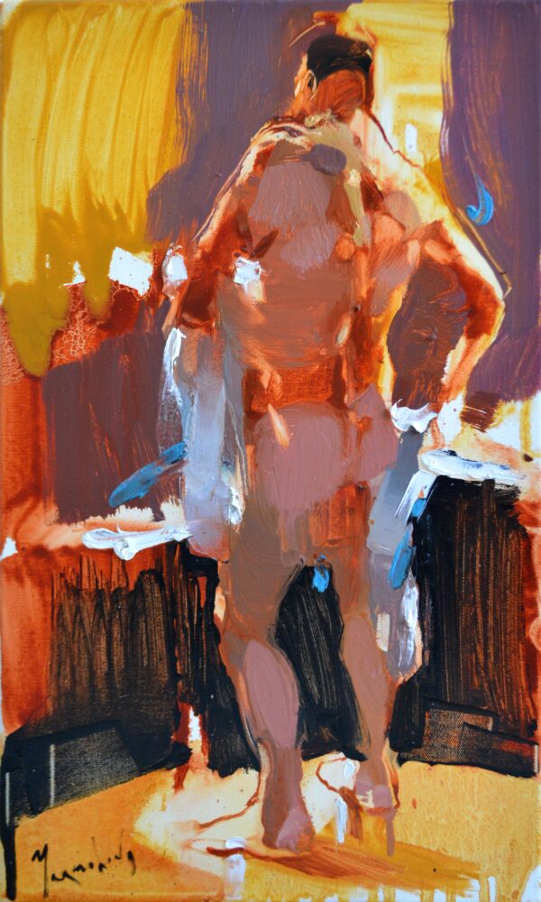 Man with towel 1