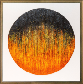 Ritva Georgiades, Fire, 71 x 70 cm