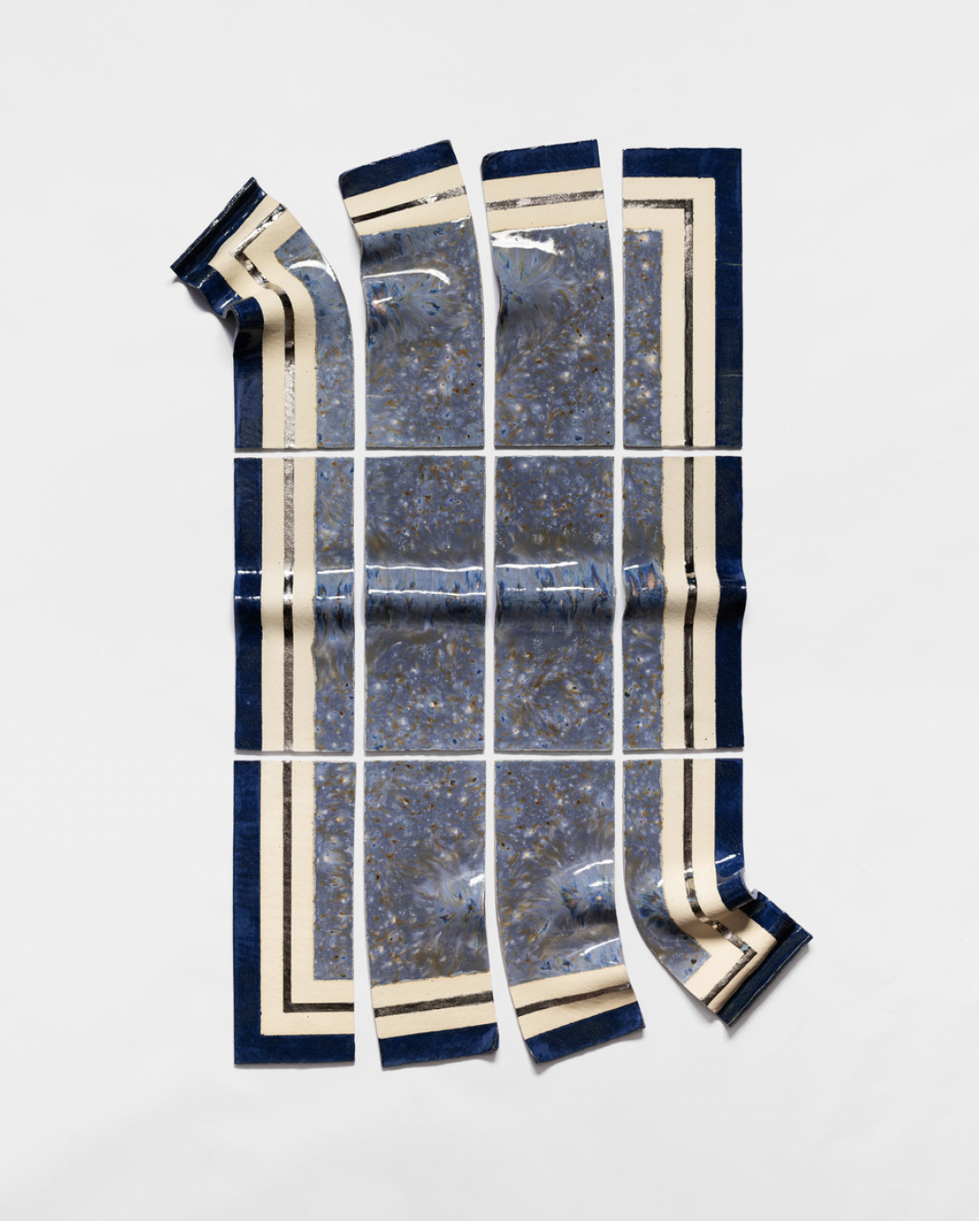 Layered Blue Flag Carpet, 2025