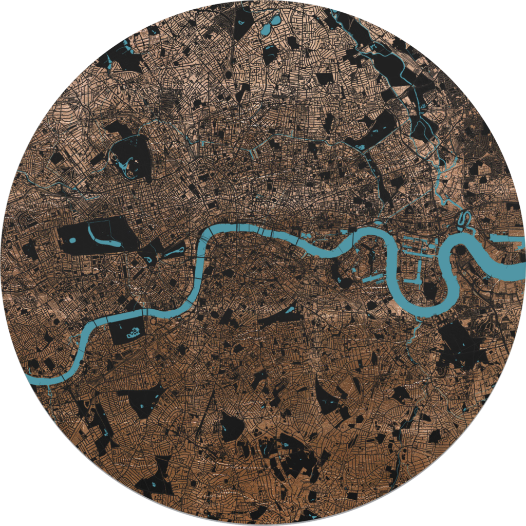 London - Black Roads and Parks
