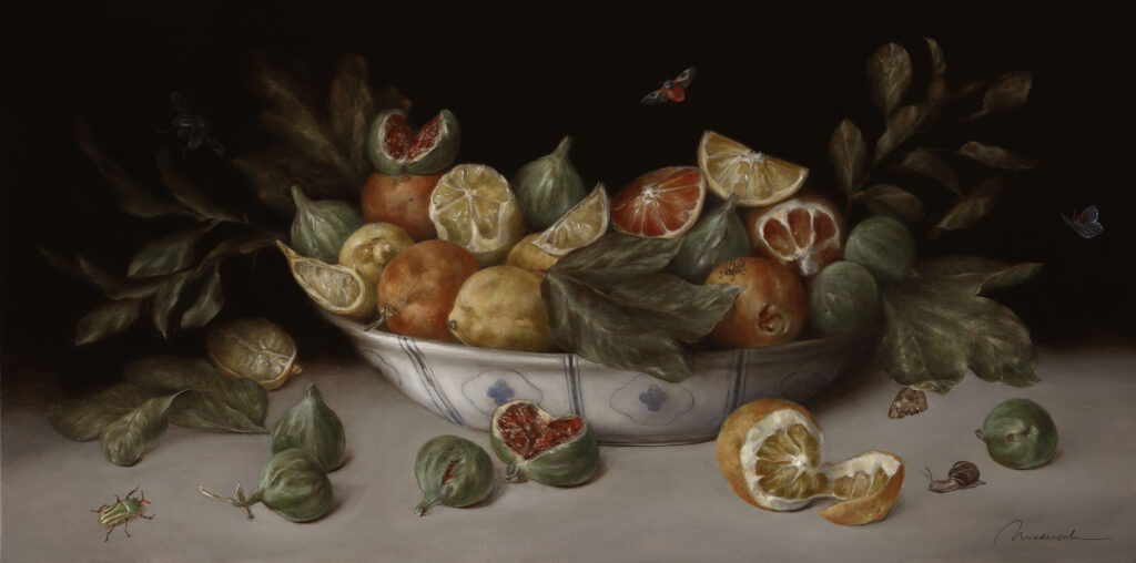 Sicilian Siracusa Lemons (PGI) and Tarocco and Moro Oranges (PGI) with Florentine Verdino Figs, and Insects (2025)